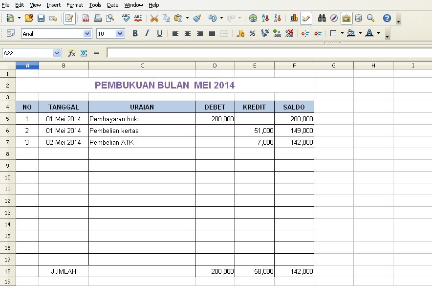 Download Laporan Keuangan Rt Excel