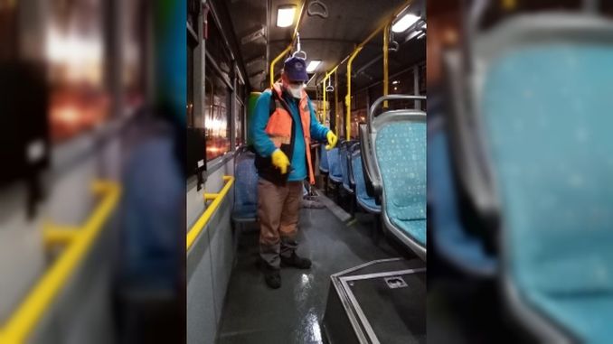 Desinfektion In Stadtbussen In Tranzon Rayhaber Raillynews