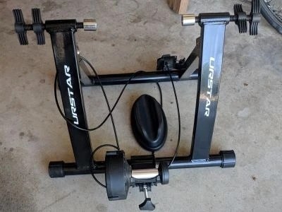 Indoor Bicycle Trainer I used when I followed my beginners ironman training plan
