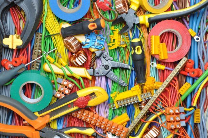 Electrical component kit and cables Types Of Wire Cutters