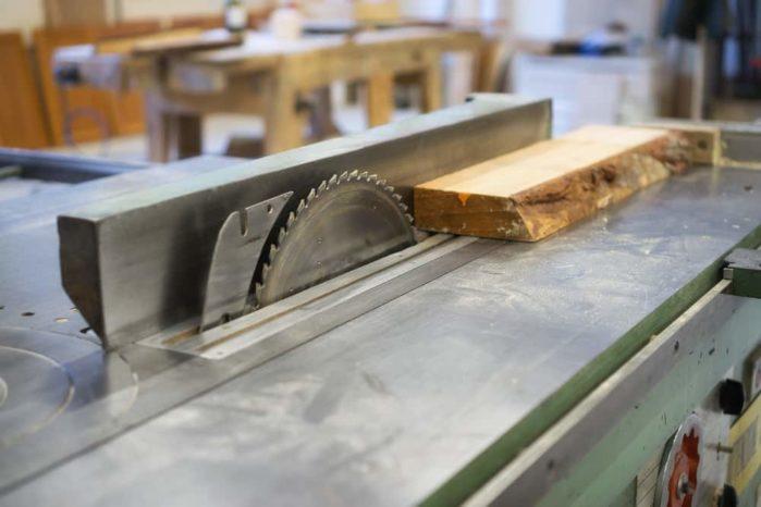 table saw in workshop table saw in workshop