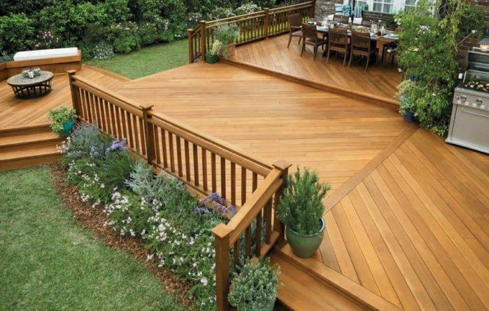 Natural-looking Deck Custom Deck Ideas