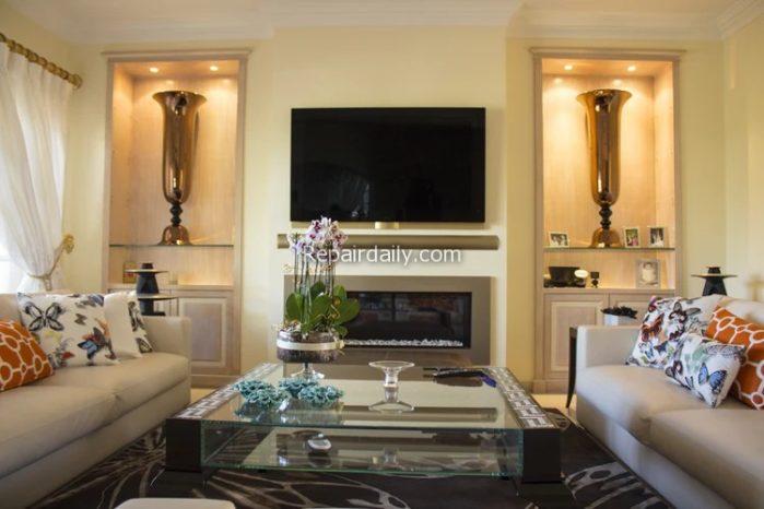 living room Tips To Clean Home