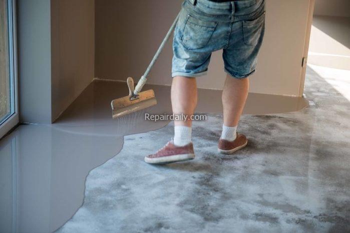 cleaning floor cleaning floor