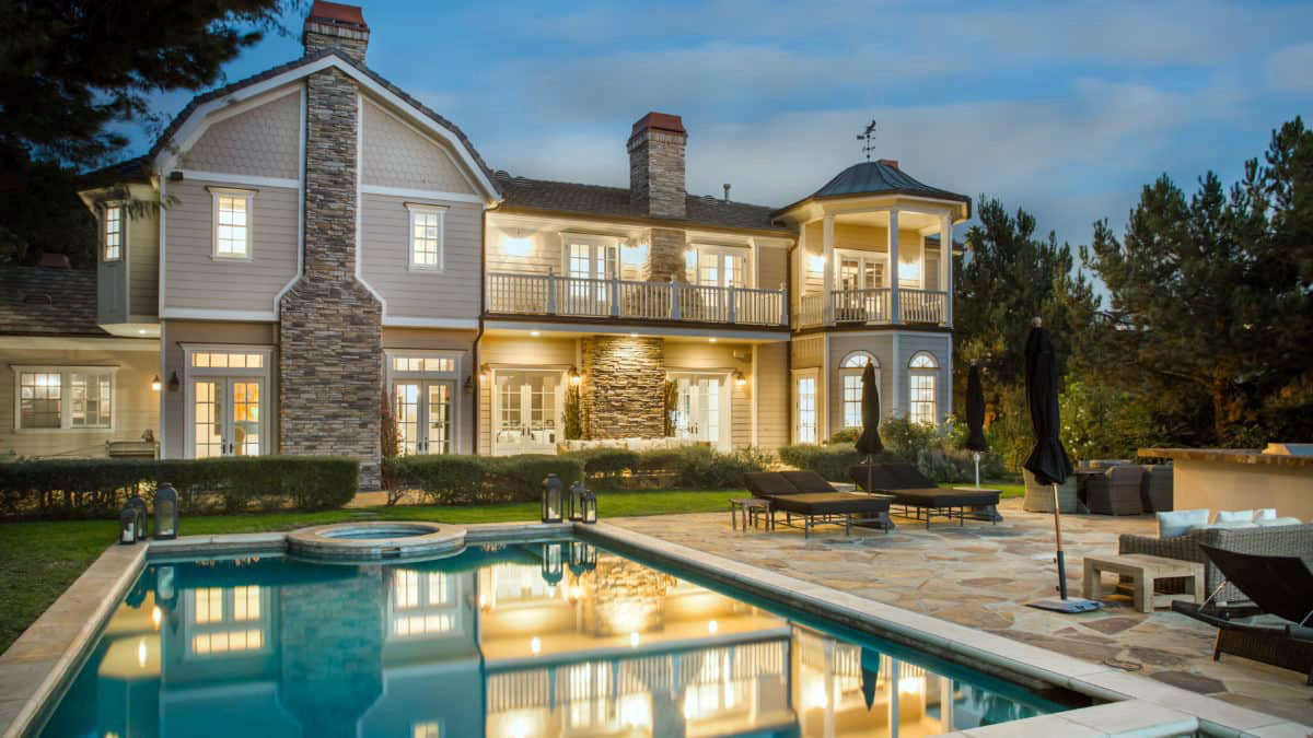 Cash Warren house in Oak Pass estate of Beverly Hills