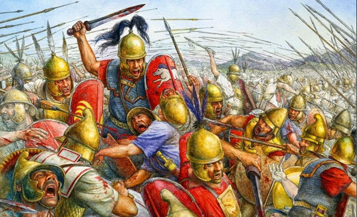 Lo Schieramento Romano In Battaglia Storie Romane