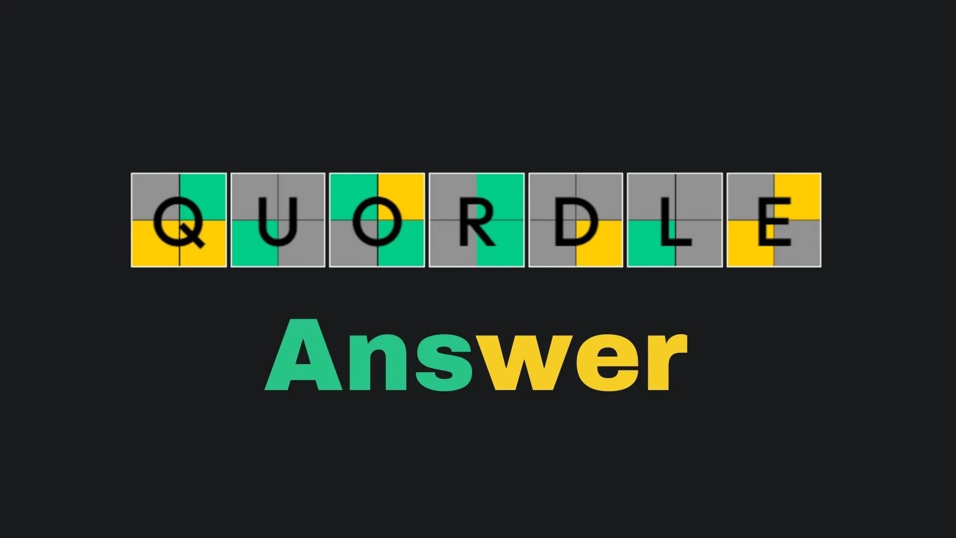 What Is Quordle Answer For Today April 2 Saturday The West News