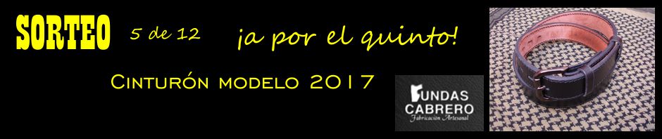 SORTEO. Fundas Cabrero. ¡A por el 5º! Cinturón modelo 2017, para uso diario (5 de 12).