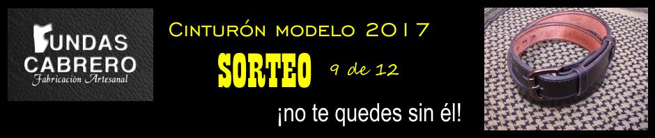 SORTEO. ¡No te quedes sin él! Cinturón Fundas Cabrero modelo 2017, para uso diario (9 de 12).