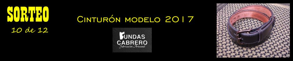 SORTEO. Cinturón Fundas Cabrero modelo 2017, para uso diario (10 de 12).