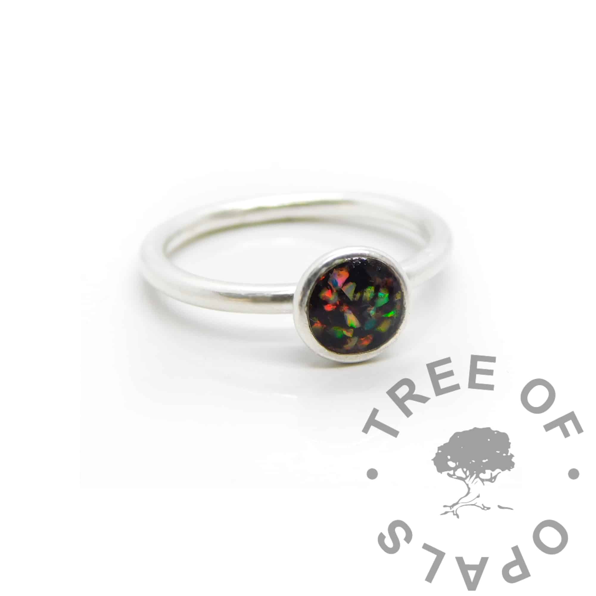 Ayla Umbilical Cord Ring Handmade By Designers At Tree Of Opals