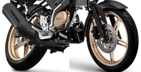 Vixion Hitam Velg Gold