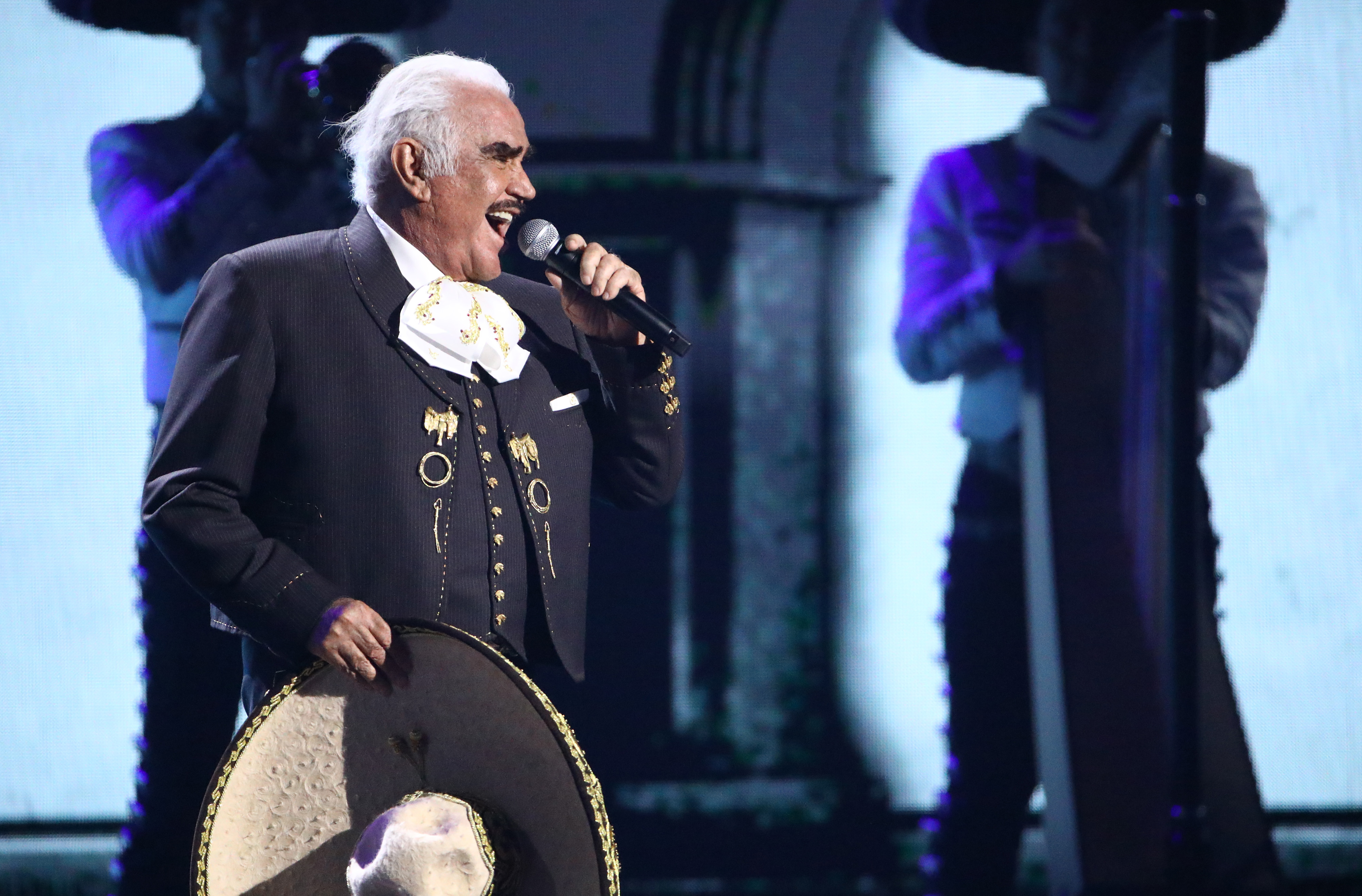 Vicente Fernandez performs onstage during the 20th annual Latin GRAMMY awards.
