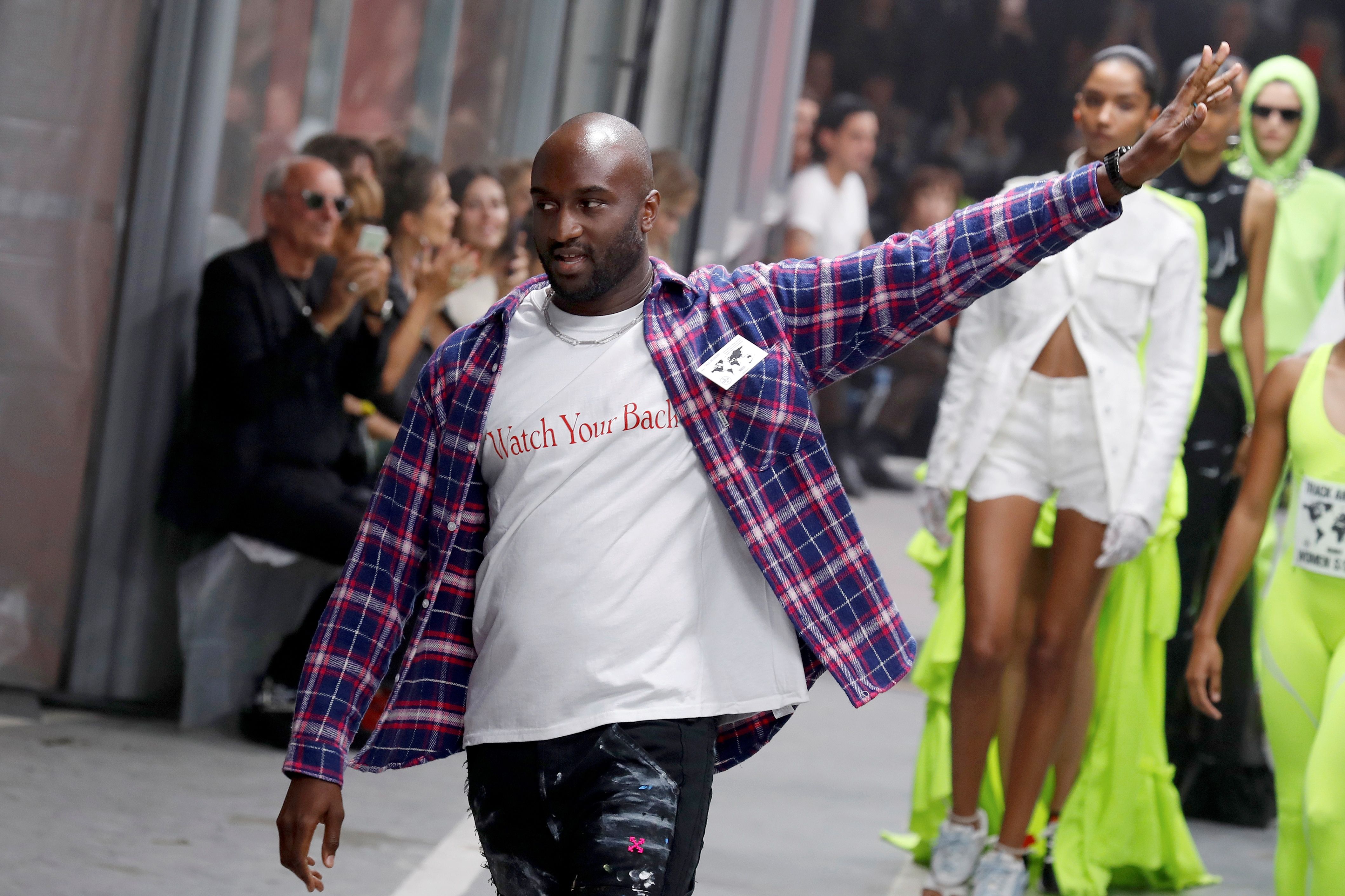 US fashion designer Virgil Abloh