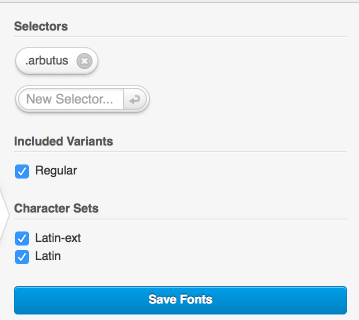 Typecase CSS Selectors