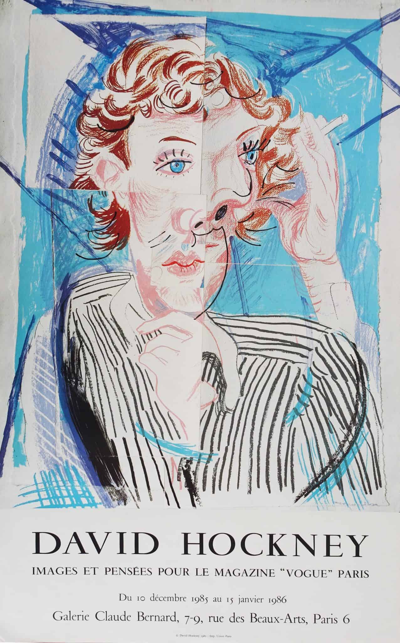 poster claude bernard david hockney