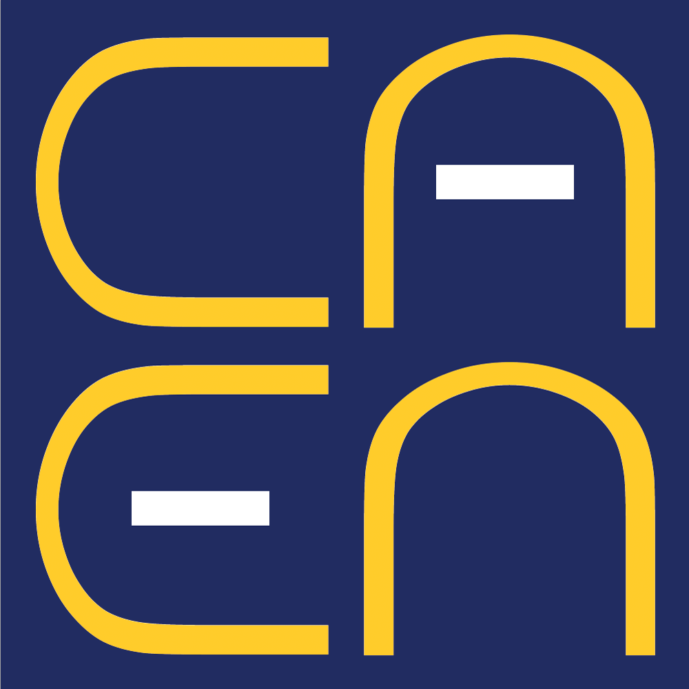 A graphic of the CAEN logo