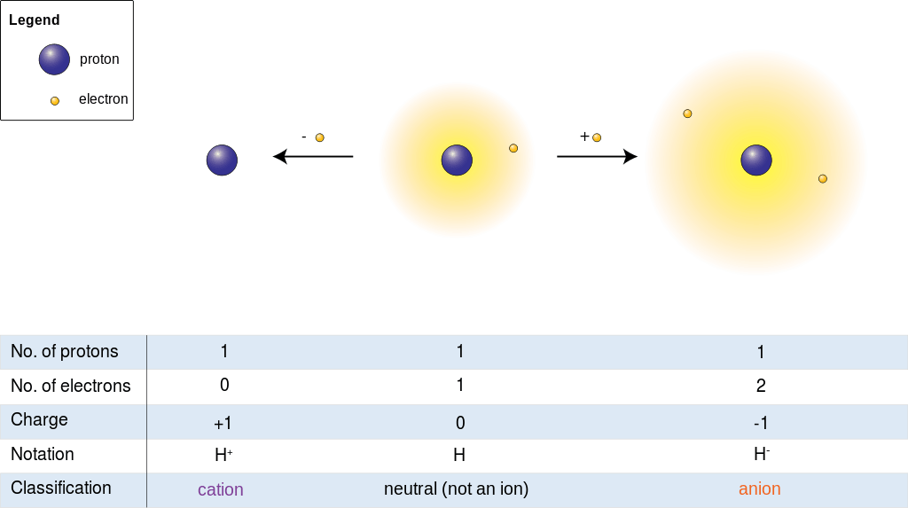 Key Difference - Hydrogen Atom vs Hydrogen Ion