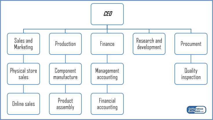 Key Difference - Functional vs Divisional Structure