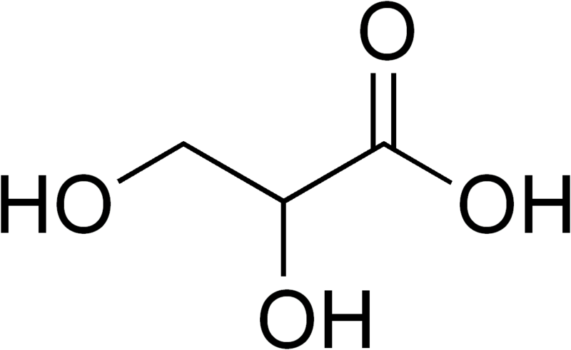 Glyceraldehyde and Glycerate - Side by Side Comparison 