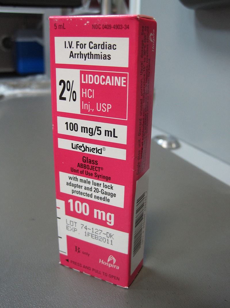 Lidocaine vs Septocaine in Tabular Form
