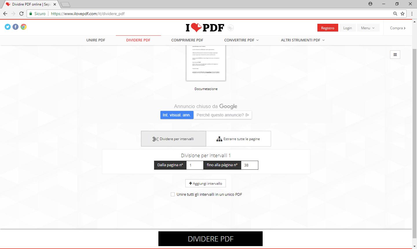 Come Dividere File Pdf Effe1
