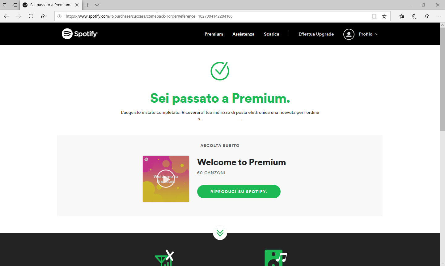 spotify lettore web