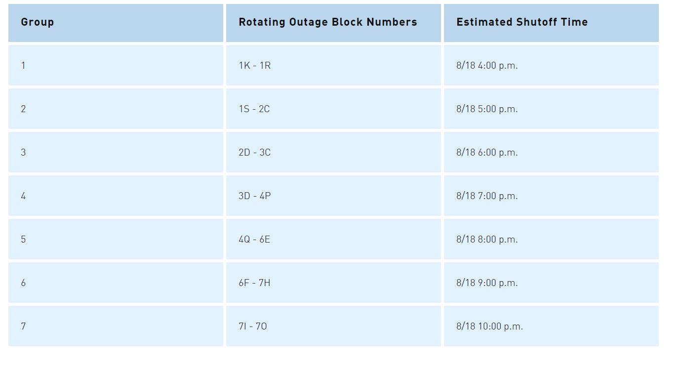 How To Check If Your Home Will Lose Power During Pg E Blackouts East Bay Times