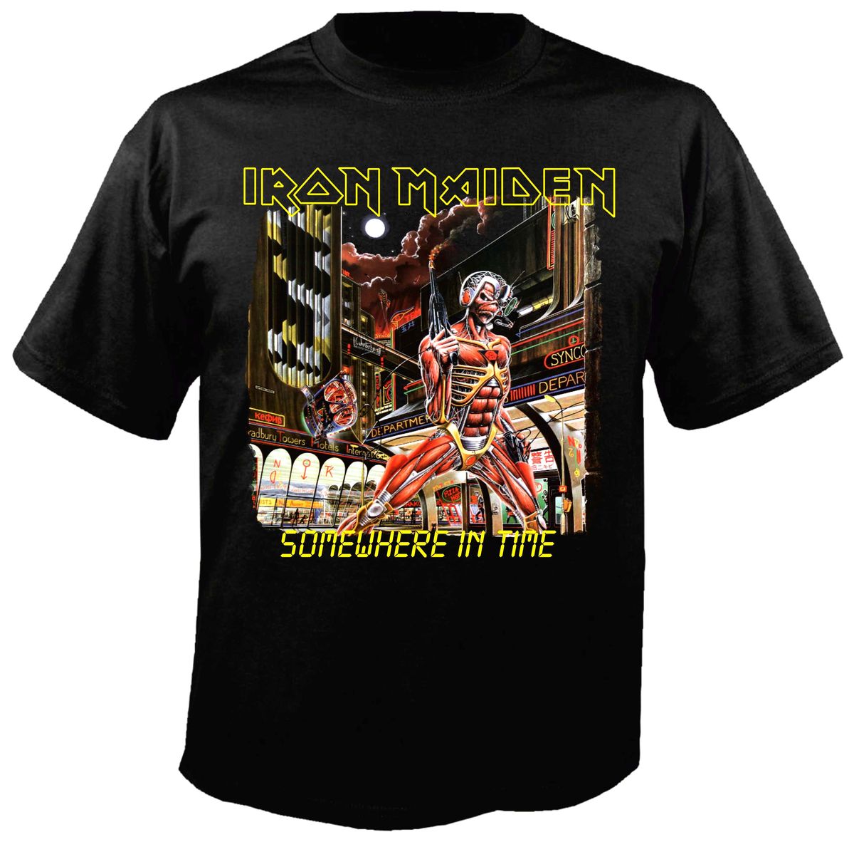 Iron Maiden Somewhere In Time TShirt Metal & Rock Tshirts and