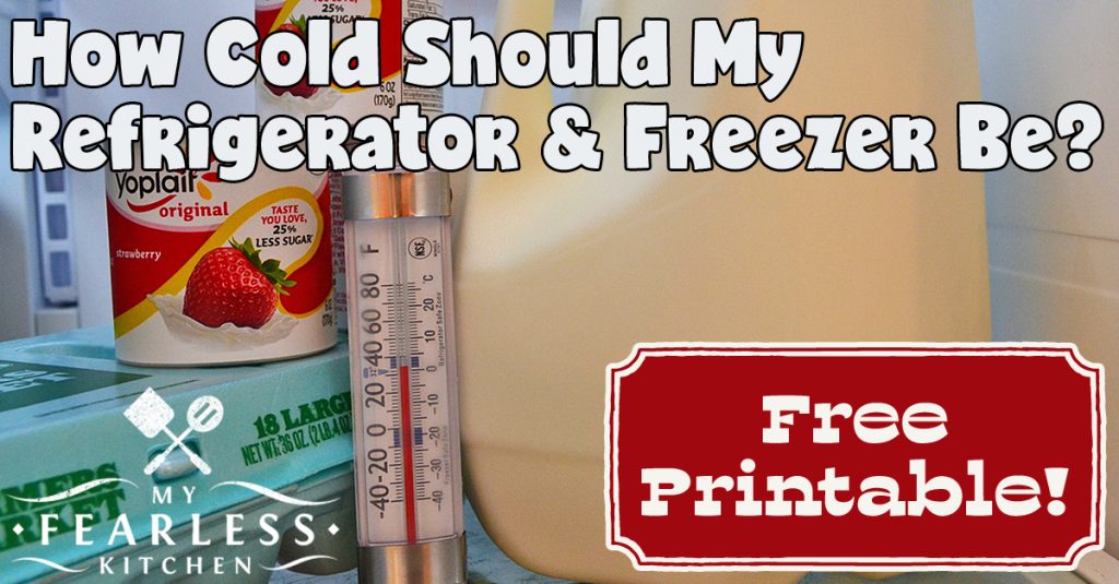 How Cold Should My Refrigerator Freezer Be My Fearless Kitchen