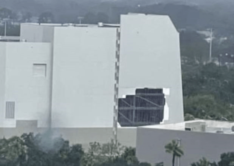 Hurricane Ian Ripped Hole In Universal Orlando S Jurassic Park River Adventure Building