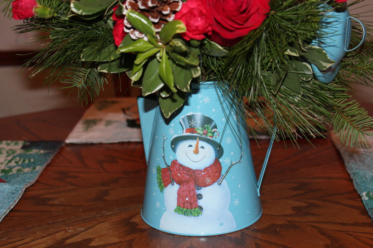 winter floral arrangements