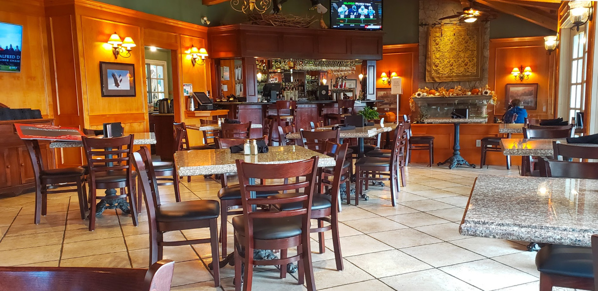 Inside of the River's Edge Restaurant