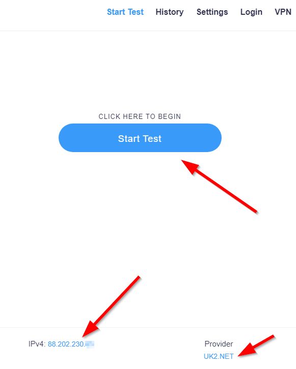 Tester votre vitesse internet dans Windows 10