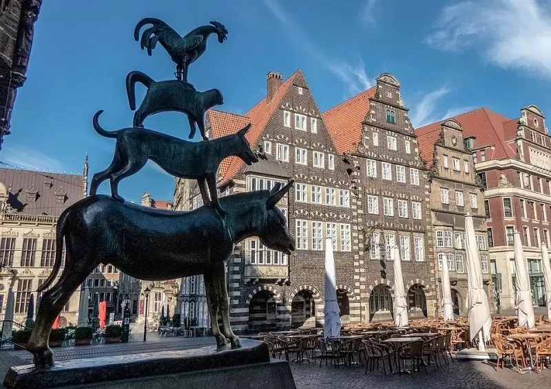 Bremen Town Musicians Statue Landmark
