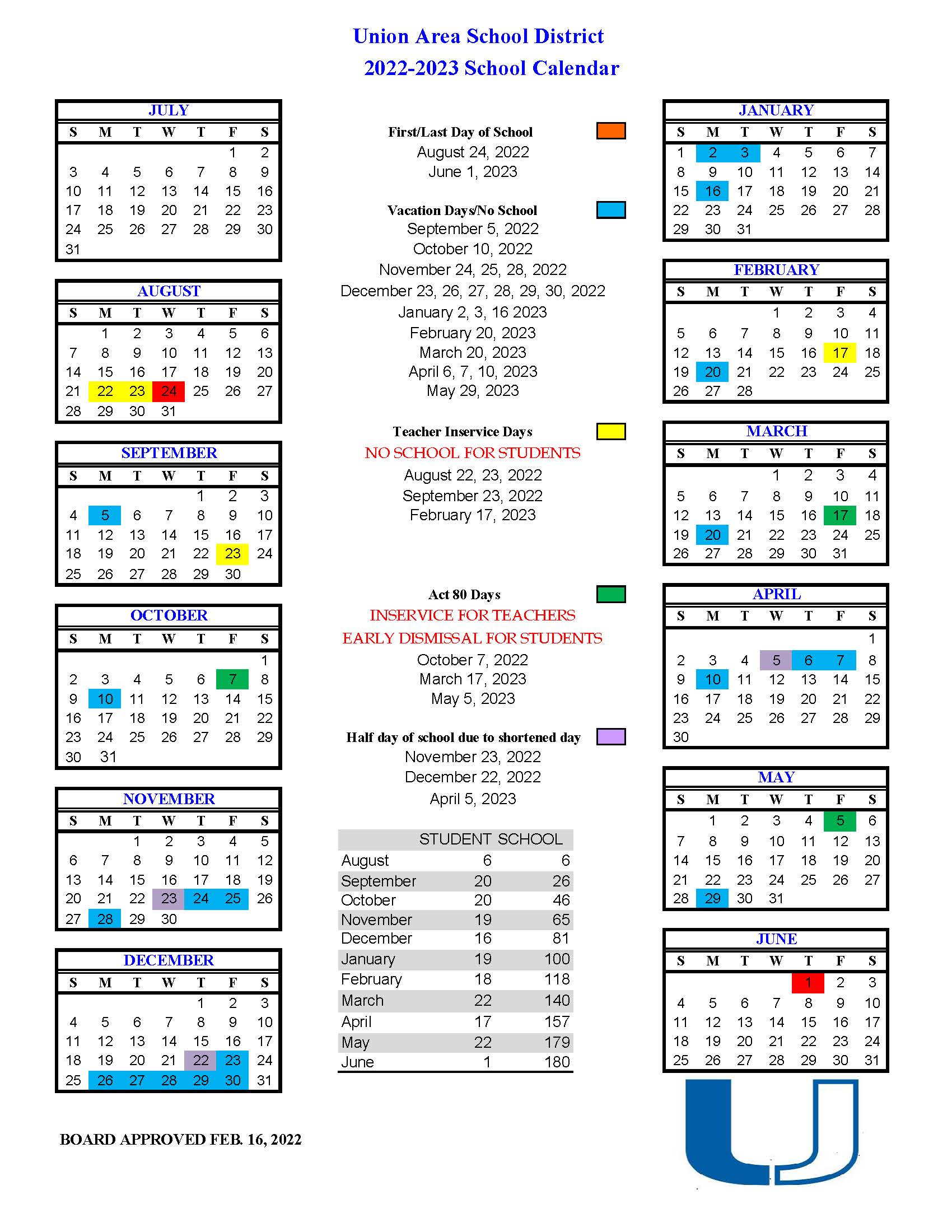 U 46 School Calendar 2025 24