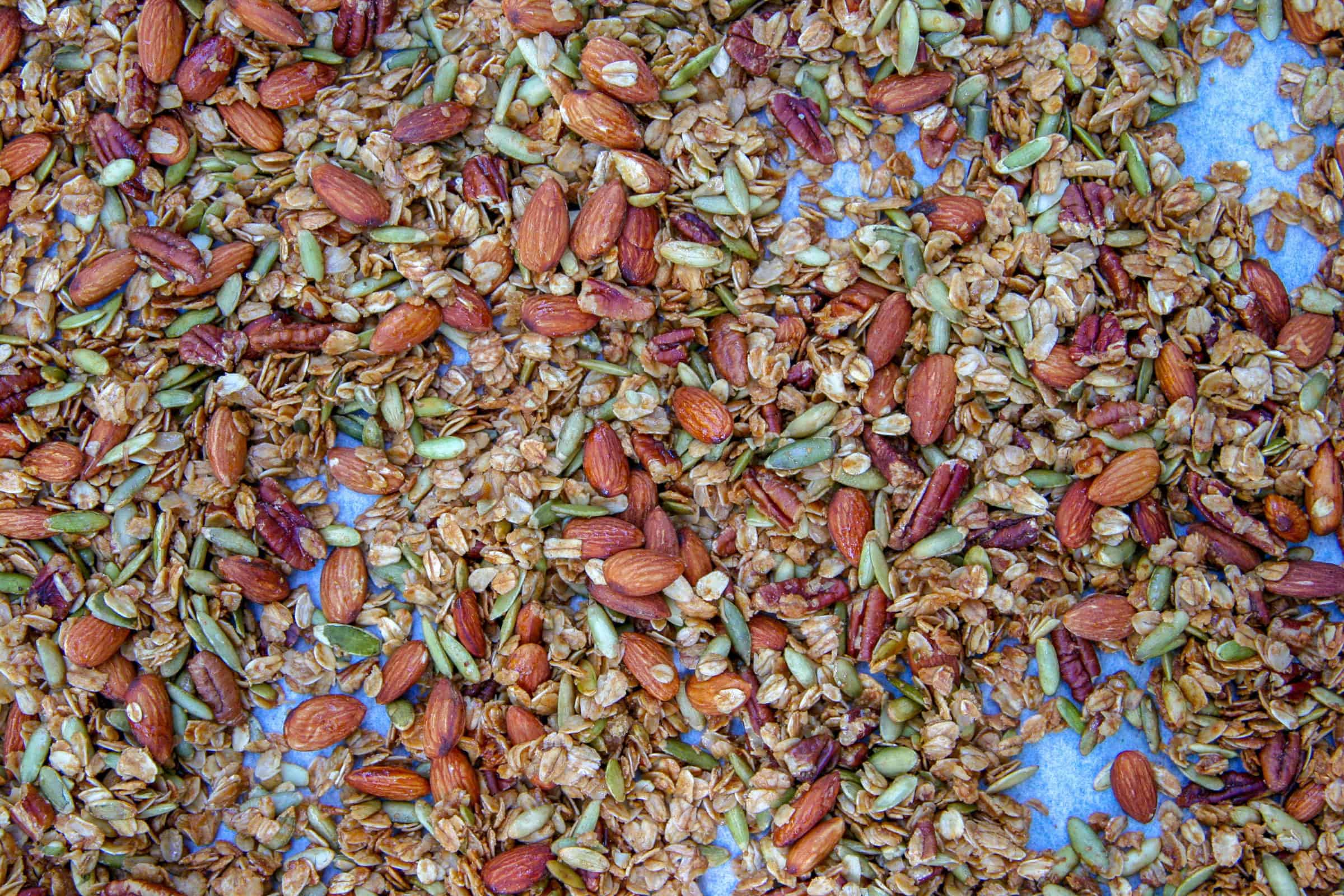 almond, pecan, and pumpkin seed granola