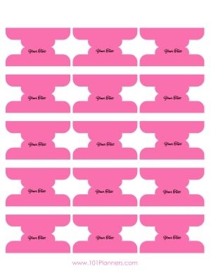 pink binder dividers