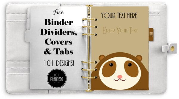 cute binder dividers