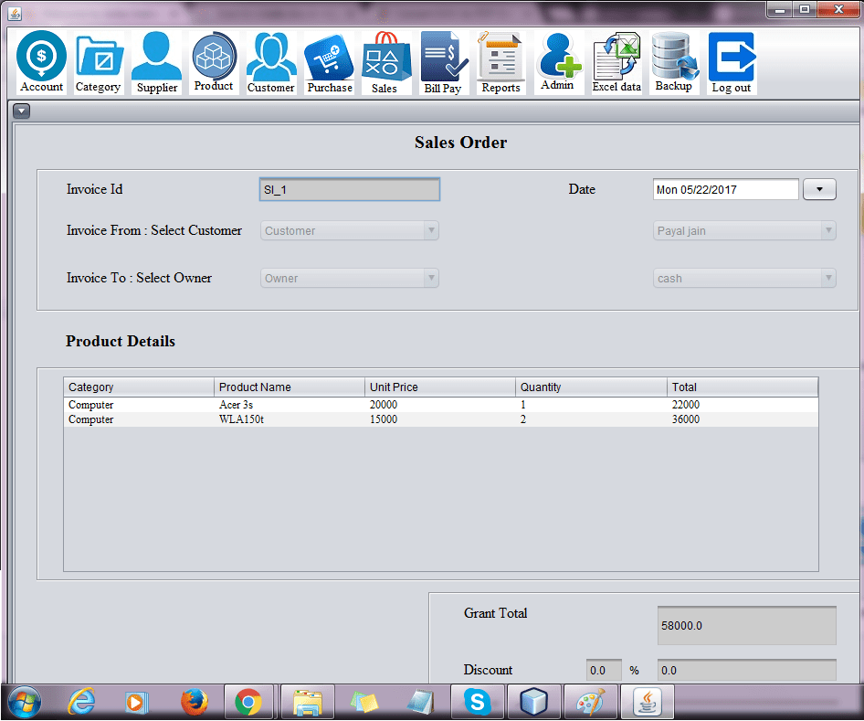 GST Base Inventory & Billing Software, 0.1, Rs 15000