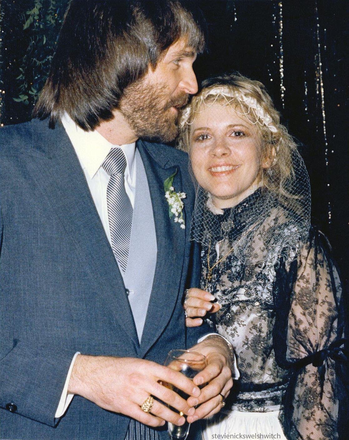 36 years ago today, Stevie married Kim Anderson.
