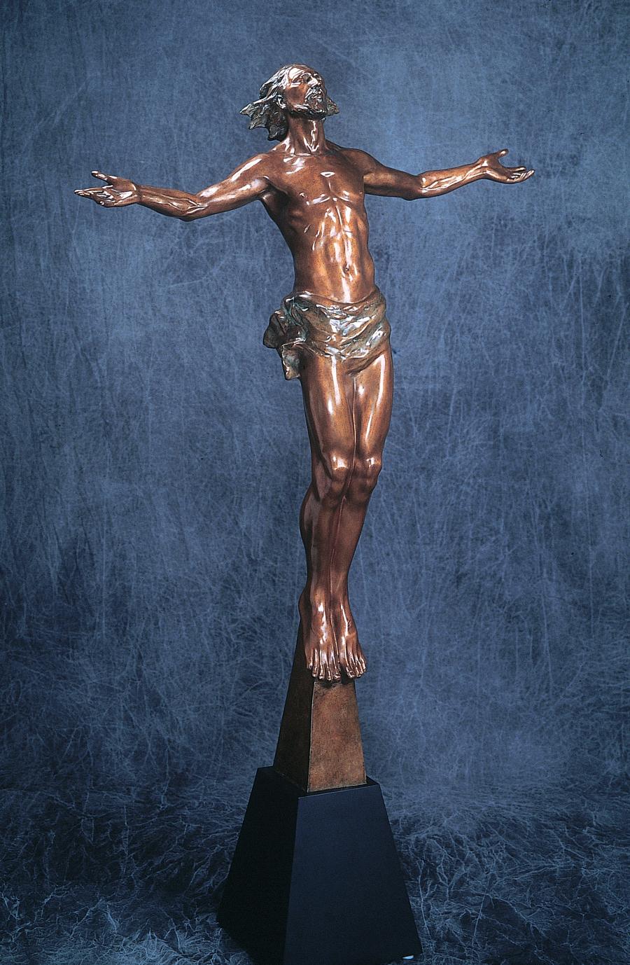 Frederick Hart "Christ Rising", Frederick Hart, Bronze Figurative