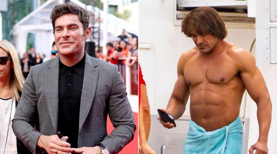 Zac Efron is completely shredded for movie about pro wrestler