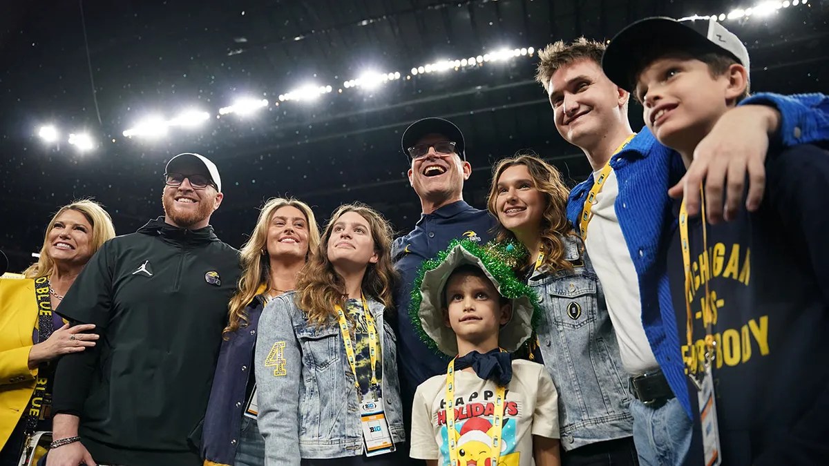 Jim Harbaugh's Daughter, Grace, Reacts To Michigan's National