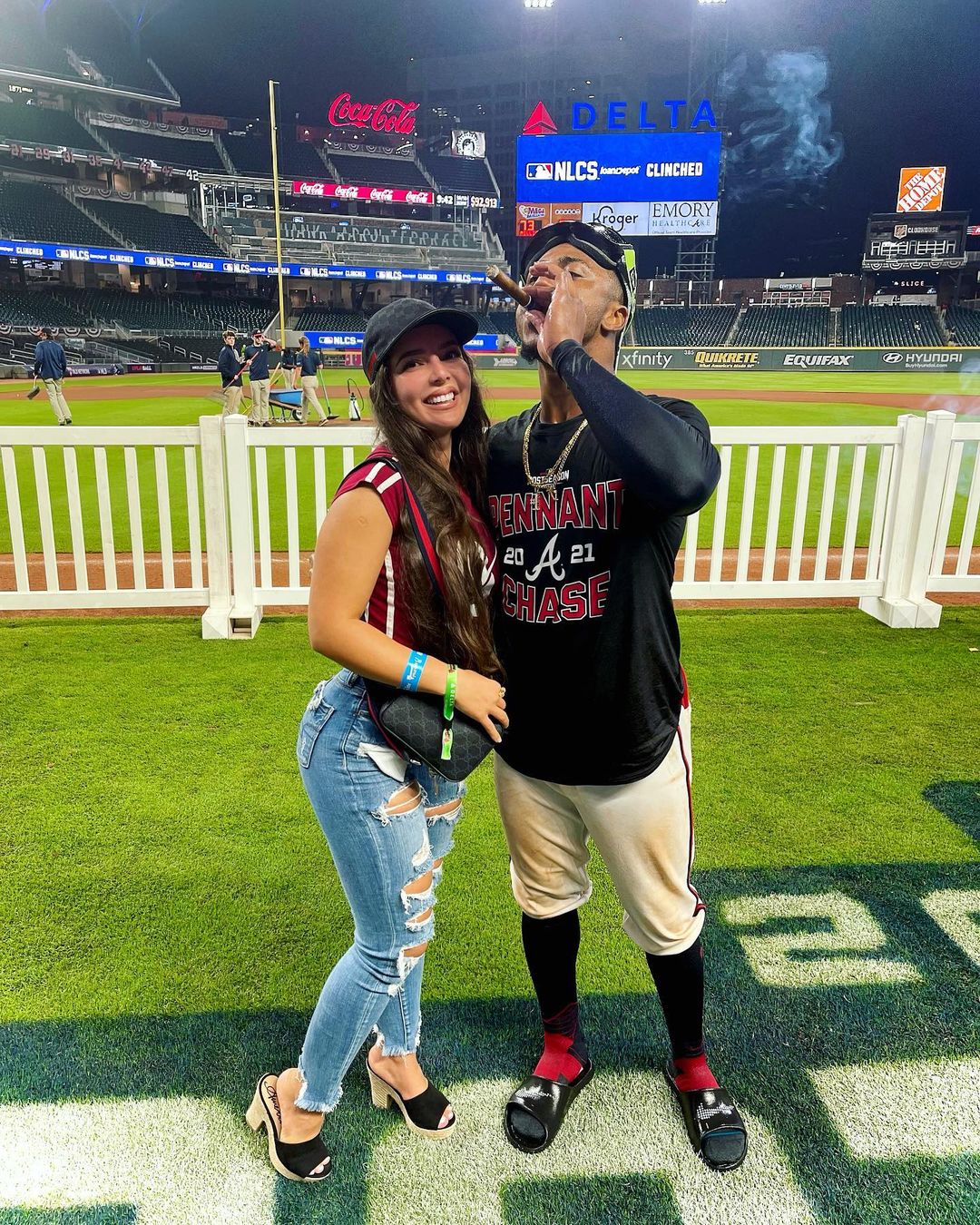 Ozzie Albies Wife Who is Ozzie Albies' Girlfriend Andrea, Also Known