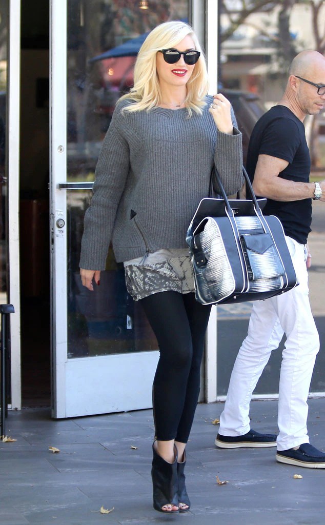 Happy Happy Happy from Gwen Stefani's Pregnancy Pictures E! News