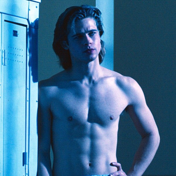 Brad Pitt Is 25, Shirtless & Wearing Tiny Boxers in Sexy Vintage Pic!