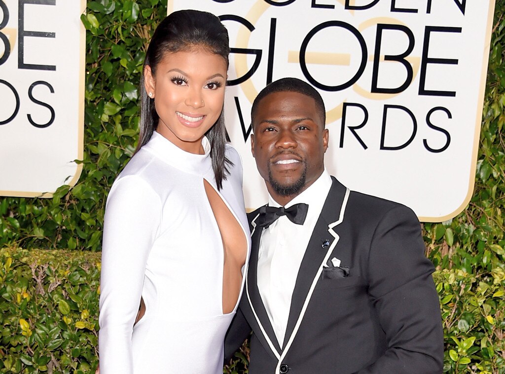 Kevin Hart Is Shorter Than His Fiancée at the Golden Globes!