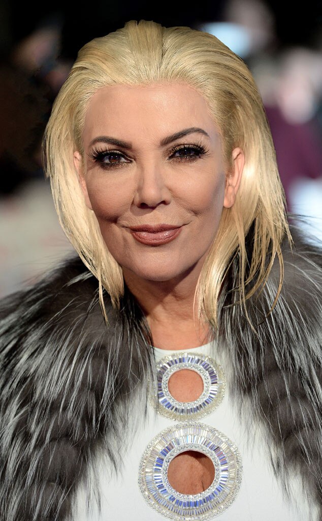 Kris Jenner from Kardashian Hair Swap! Kim's Blond Bob on Other Family
