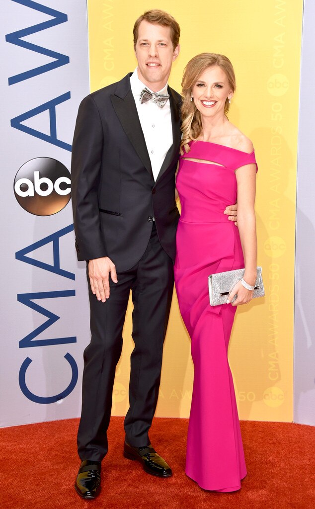 Brad Keselowski & Paige White from Red Carpet Couples at the 2016 CMA